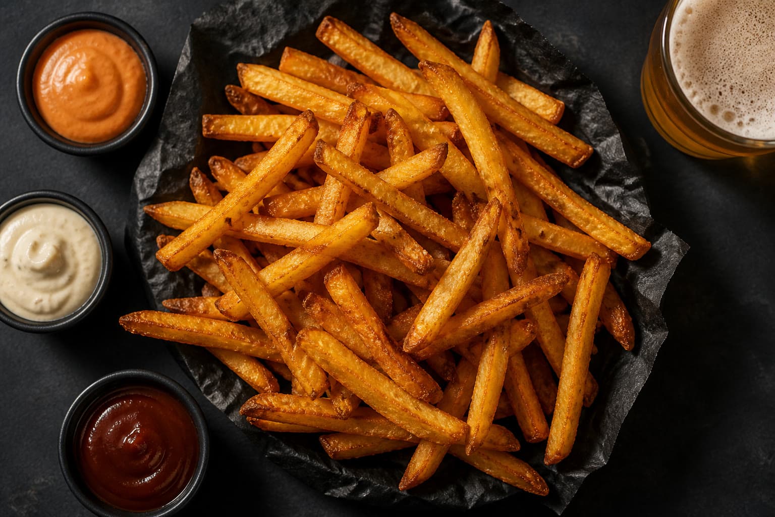 Fries und Dips